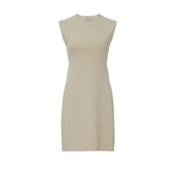 Club Monaco Cream Sculptural Mini Dress - Size 4 - Picture 2 of 8